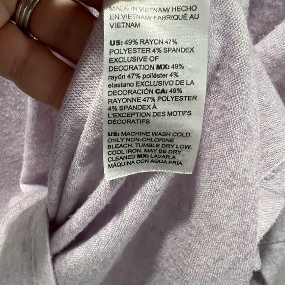 White House Black Market|Lilac|Tunic|Size M - Picture 5 of 5